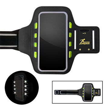 Porta Celular Luz Led Negro